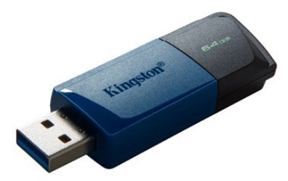Obrázek Kingston Flash Disk 64GB USB3.2 Gen 1 DataTraveler Exodia M (Black + Blue)