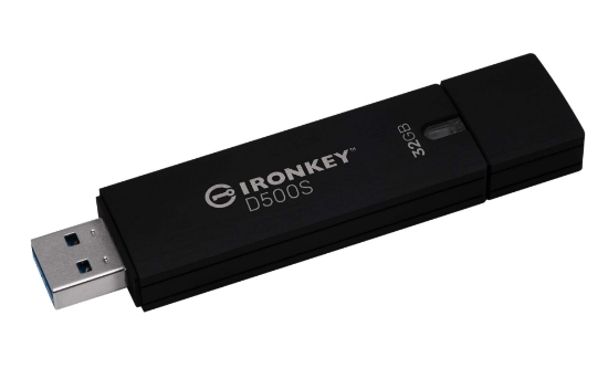 Obrázek Kingston Flash Disk IronKey 32GB D500S, USB 3.2 Gen 1