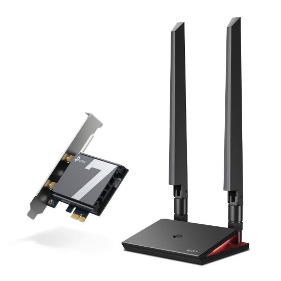 Obrázek TP-Link Archer TBE550E WiFi7 PCIe adapter (BE9300,2,4GHz/5GHz/6GHz,Bluetooth5.4)