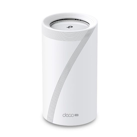 Obrázek TP-Link Deco BE65-5G(1-pack) WiFi7 Mesh (BE9300,2,4GHz/5GHz/6GHz,3x2,5GbELAN/WAN,1xUSB3.0,4G LTE,5G,1xnanoSIM)