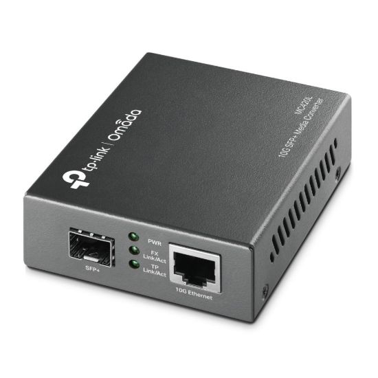 Obrázek TP-Link OMADA MC420L media konvertor (1x10GbE, 1xSFP+, MM/SM, 550nm/1310nm, 550m/20km)