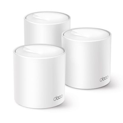 Obrázek TP- Link Deco X50 Pro(3- pack) WiFi6 Mesh (AX3000, 2, 4GHz/ 5GHz, 2x2, 5GbELAN/ WAN)