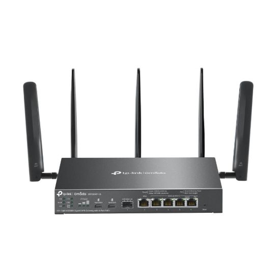 Obrázek TP-Link ER706WP-4G OMADA VPN 4G+Cat6 router (AX3000,1xSFP WAN/LAN,1xGbEWAN,4xGbELAN/WAN,4xPoE+,45W,2xnanoSIM)