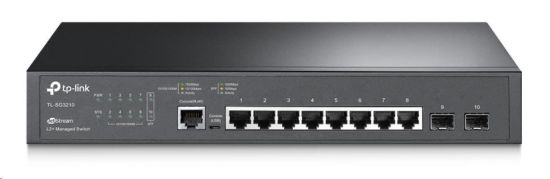 Obrázek TP-Link OMADA switch SG3210 (8xGbE, 2xSFP, 2xConsole, fanless)
