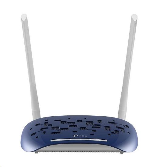 Obrázek TP-Link TD-W9960 WiFi4 VDSL/ADSL router (N300, 2,4GHz, 3x100Mb/s LAN, 1x100Mb/s WAN/LAN, 1xRJ11)