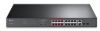 Obrázek TP- Link CCTV switch TL- SL1218MP (16 x 100Mb/ s, 2xGbE/ 2xSFP combo uplink, 16xPoE+, 250 W)