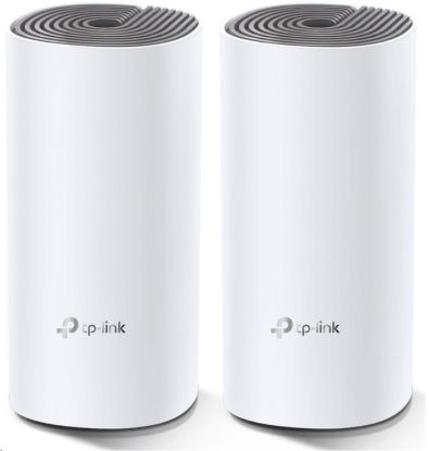 Obrázek TP- Link Deco E4(2- pack) WiFi5 Mesh (AC1200, 2, 4GHz/ 5GHz, 2x100Mb/ sLAN/ WAN)