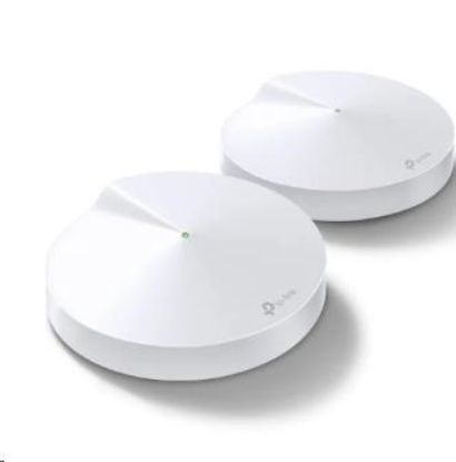 Obrázek TP- Link Deco M5(2- pack) WiFi5 Mesh (AC1300, 2, 4GHz/ 5GHz, 2xGbELAN/ WAN)