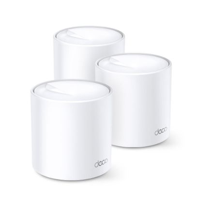 Obrázek TP- Link Deco X60(3- pack) WiFi6 Mesh (AX5400, 2, 4GHz/ 5GHz, 2xGbELAN/ WAN)