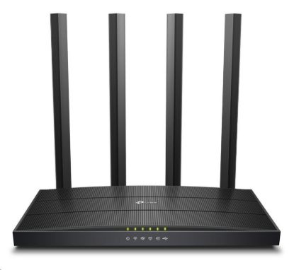 Obrázek TP- Link Archer C6U OneMesh/ EasyMesh WiFi5 router (AC1200, 2, 4GHz/ 5GHz, 4xGbELAN, 1xGbEWAN, 1xUSB2.0)