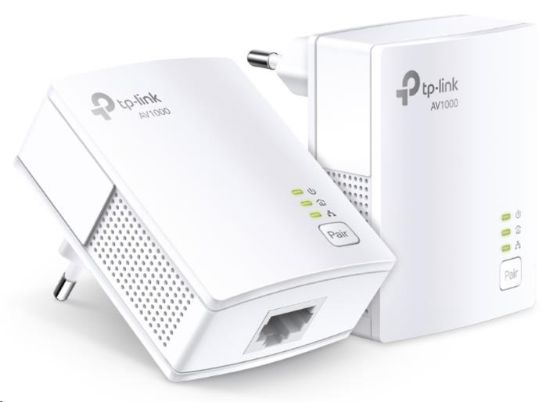 Obrázek TP-Link TL-PA7017KIT nano powerline set (AV1000, 1xGbE, HomePlug AV2)