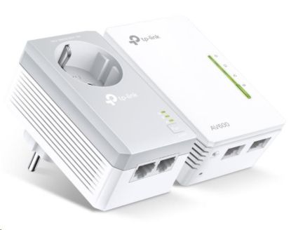 Obrázek TP- Link TL- WPA4226KIT WiFi4 průchozí powerline set (N600, AV600, 2x100Mb/ s, HomePlug AV2)