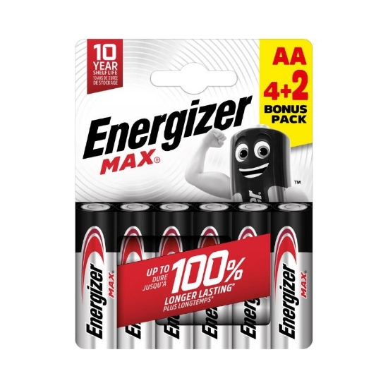Obrázek Energizer LR6/6 Max AA 6 pack