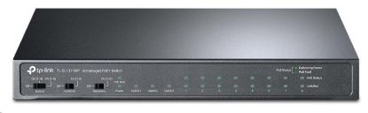 Obrázek TP- Link CCTV switch TL- SL1311MP (8x100Mb/ s, 2xGbE uplink, 1xSFP, 8xPoE+, 124W, fanless)
