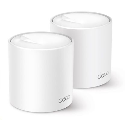 Obrázek TP- Link Deco X50(2- pack) WiFi6 Mesh (AX3000, 2, 4GHz/ 5GHz, 3xGbELAN/ WAN)
