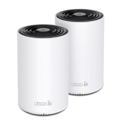 Obrázek TP- Link Deco XE75 Pro(2- pack) WiFi6E Mesh (AXE5400, 2, 4GHz/ 5GHz/ 6GHz, 1x2, 5GbELAN/ WAN, 2xGbELAN)