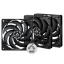 Obrázek ARCTIC ventilátor P12 Slim PWM PST 3-Pack, 120mm, 4pin, PWM, černá