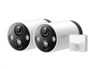 Obrázek TP- Link Tapo C420S2 - 2x Tapo C420, 1x Tapo H200 (4MP, 2K QHD, IR 15m, WiFi, micro SD card, IP65)