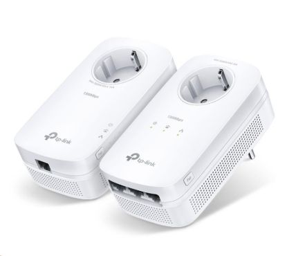 Obrázek TP- Link TL- PA8033P KIT průchozí powerline set (AV1300, 3xGbE, 1xGbE, HomePlug AV2)