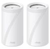 Obrázek TP- Link Deco BE85(2- pack) WiFi7 Mesh(BE22000, 2, 4GHz/ 5GHz/ 6GHz, 1 x 10GbELAN/ WAN, 1xSFP+/ 10GbELANcombo, 2 x…