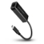 Obrázek AXAGON ADE-SRC, USB-C 3.2 Gen 1 - Gigabit Ethernet síťová karta, auto instal, černá