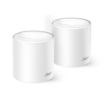 Obrázek TP- Link Deco X10(2- pack) WiFi6 Mesh (AX1500, 2, 4GHz/ 5GHz, 2xGbELAN/ WAN)