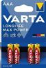 Obrázek Varta LR03/ 4BP MAX POWER (MAX TECH) (Blistr 4ks)