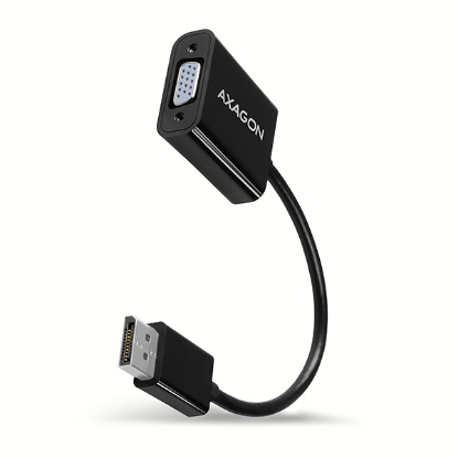 Obrázek AXAGON RVD-VGN, DisplayPort -> VGA redukce / adaptér, FullHD, 1920*1200