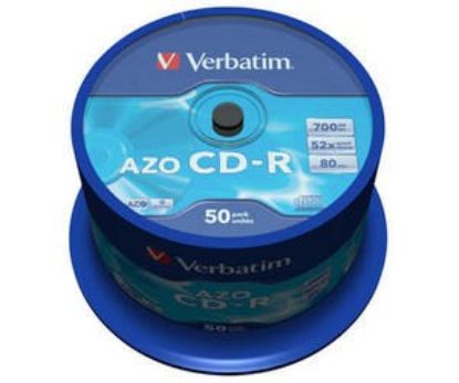 Obrázek VERBATIM CD-R(50-Pack)Spindle/Crystal/DLP/52x/700MB