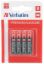 Obrázek VERBATIM Alkalické baterie AAA, 4 PACK , LR3