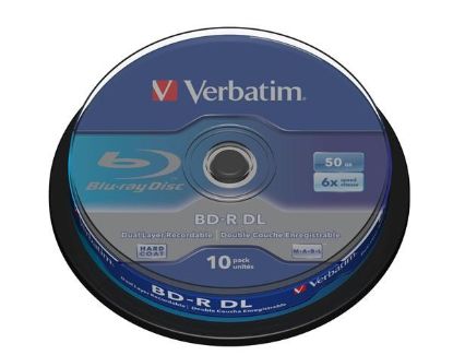 Obrázek VERBATIM BD-R(10-pack)/DualLayer/spindle/6X/50GB
