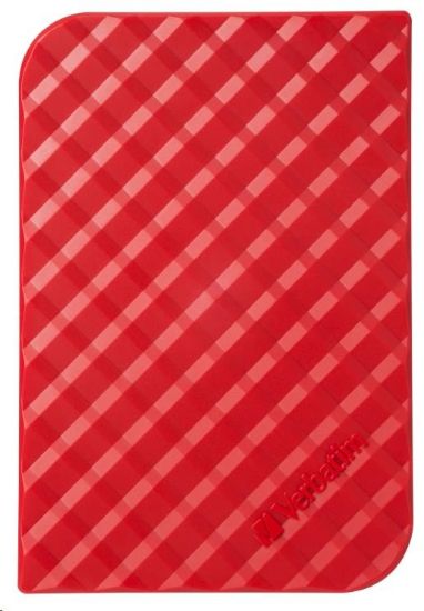 Obrázek VERBATIM Externí HDD 1TB Store 'n' Go Portable Hard Drive USB 3.0, Red GEN II