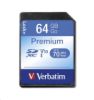 Obrázek VERBATIM SDXC karta 64 GB Class 10, UHS- 1 (R: 70/ W: 10 MB/ s)