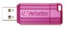 Obrázek VERBATIM Flash Disk 16 GB Hi- Speed Store 'n' Go, Pinstripe, USB 2.0, Hot růžová