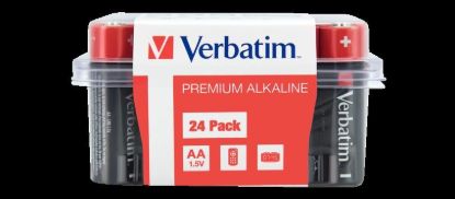 Obrázek VERBATIM Alkalická Baterie AA 24 Pack / LR6