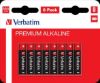 Obrázek VERBATIM Alkalické baterie AAA, 8 PACK , LR03