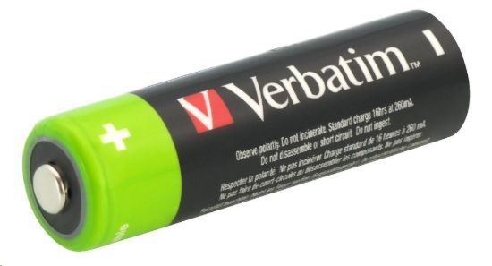 Obrázek VERBATIM Nabíjecí baterie AA Premium 4-Pack  2500 mAh