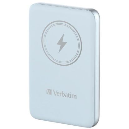 Obrázek VERBATIM Powerbanka Charge 'n' Go, Magnetická, 10000 mAh, USB-C, Modrá