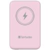 Obrázek VERBATIM Powerbanka Charge 'n' Go, Magnetická, 10000 mAh, USB- C, Růžová