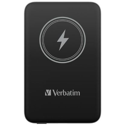 Obrázek Bazar- VERBATIM Powerbanka Charge 'n' Go, Magnetická, 10000 mAh, USB-C, Černá Rozbaleno