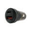 Obrázek Solight nabíjecí adaptér do auta 30W USB-C + A, černá