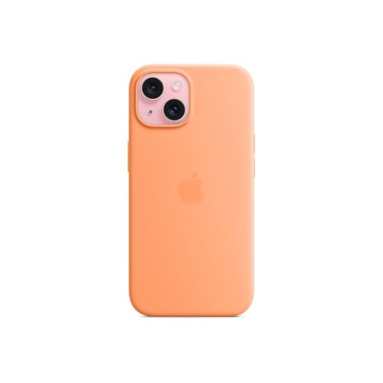 Obrázek APPLE iPhone 15 Silicone Case with MagSafe - Orange Sorbet