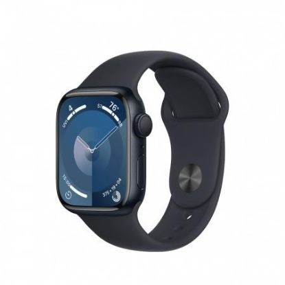 Obrázek APPLE Watch Series 9 GPS 41mm Midnight Aluminium Case with Midnight Sport Band - S/M