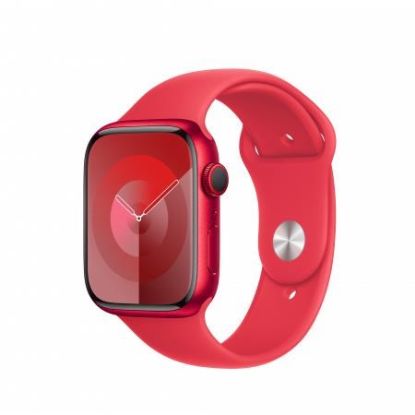 Obrázek APPLE Watch Series 9 GPS + Cellular 41mm (PRODUCT)RED Aluminium Case with (PRODUCT)RED Sport Band - S/M