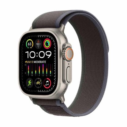 Obrázek APPLE Watch Ultra 2 GPS + Cellular, 49mm Titanium Case with Blue/Black Trail Loop - M/L