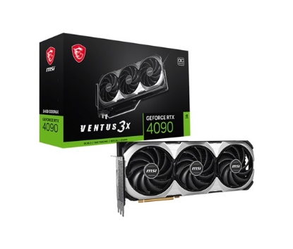 Obrázek BAZAR - MSI VGA NVIDIA GeForce RTX 4090 VENTUS 3X E 24G OC, 24G GDDR6X, 2xDP, 2xHDMI - Po opravě (Bez příšlušenství)
