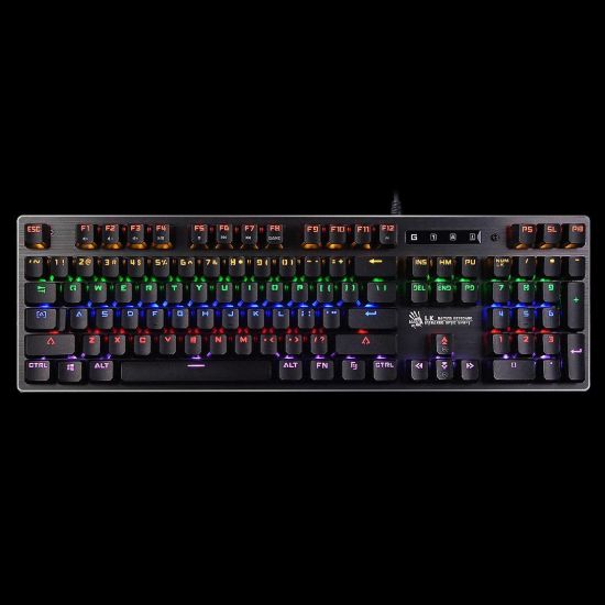 Obrázek A4tech Bloody Klávesnice B760, herní klávesnice, mechanická, drátová, Black Switch, CZ/SK, Černá