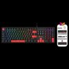 Obrázek A4tech Bloody Klávesnice S510R, herní klávesnice, mechanická, drátová, Red Switch, CZ/ SK, Černá
