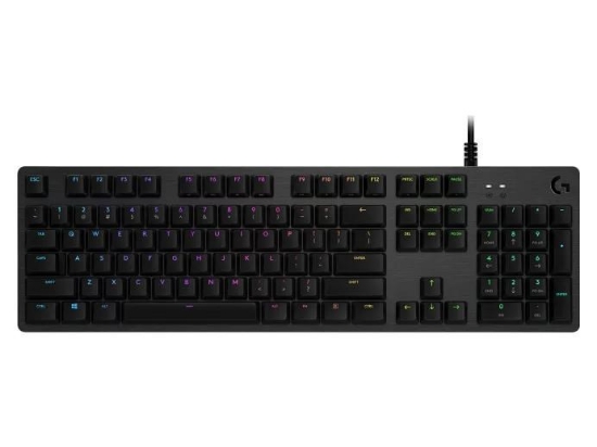 Obrázek Logitech Mechanical Gaming Keyboard G512 CARBON LIGHTSYNC RGB with GX Red switches - CARBON - US INT'L - USB - IN