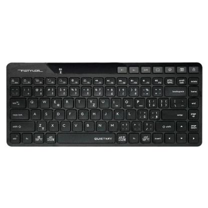 Obrázek A4tech FStyler FBK26C AS, bezdrátová Dual mode Bluetooth+2,4G klávesnice, CZ, černá